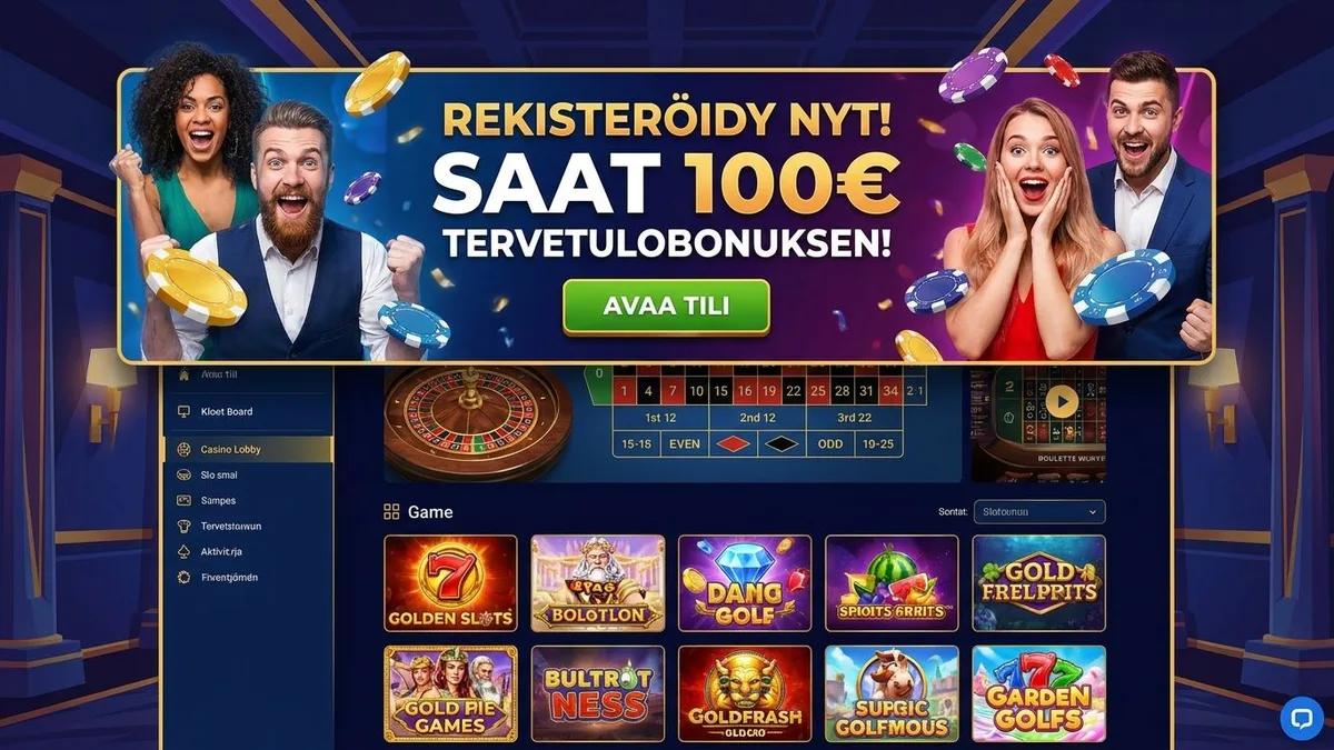 Rekisteröidy bonuksella